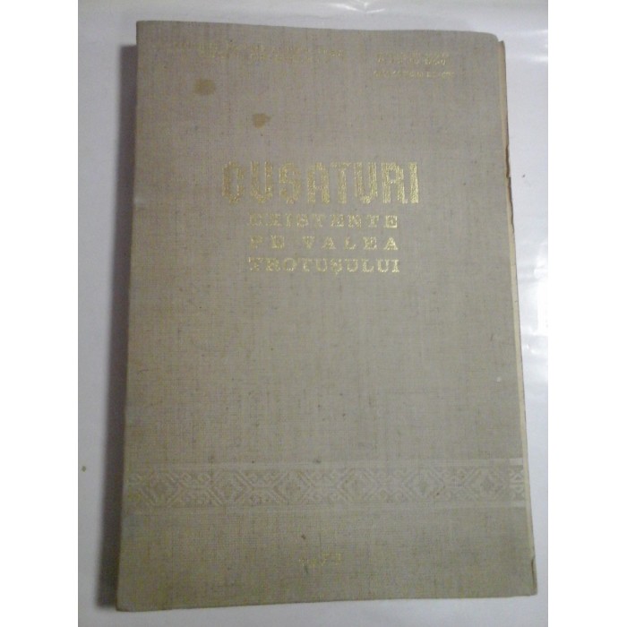 CUSATURI EXISTENTE PE VALEA TROTUSULUI - 1973